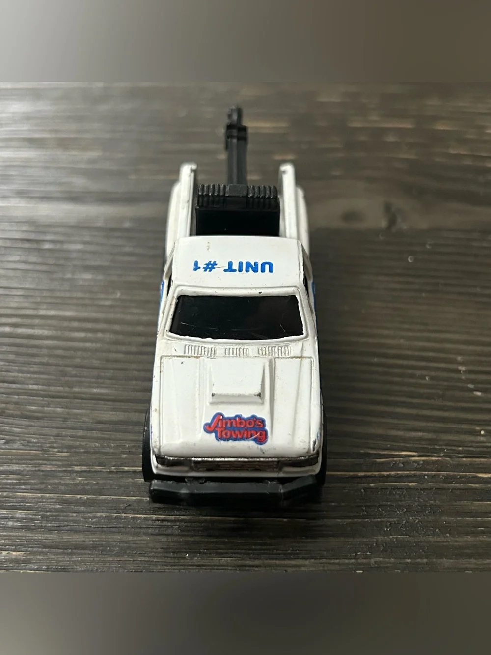 2000 Maisto Tonka Diecast Metal Collection 2 Tow Truck White Jimbos Towing 30